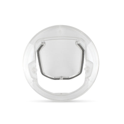 Pet Supplies PC Material Round Glass Door Cat Puppy Door Hole(Transparent) - Pet Screen Doors by PMC Jewellery | Online Shopping South Africa | PMC Jewellery