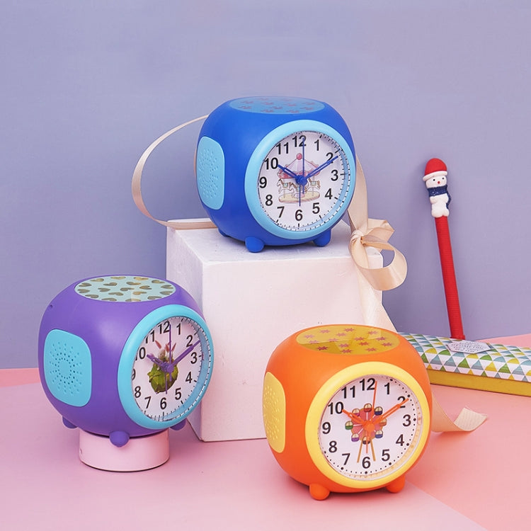 Children Romantic Starry Sky Projection Music Pointer Alarm Clock(Blue) - Novelty Clock by PMc TechLife | Online Shopping South Africa | PMc TechLife | Buy Now Pay Later Mobicred
