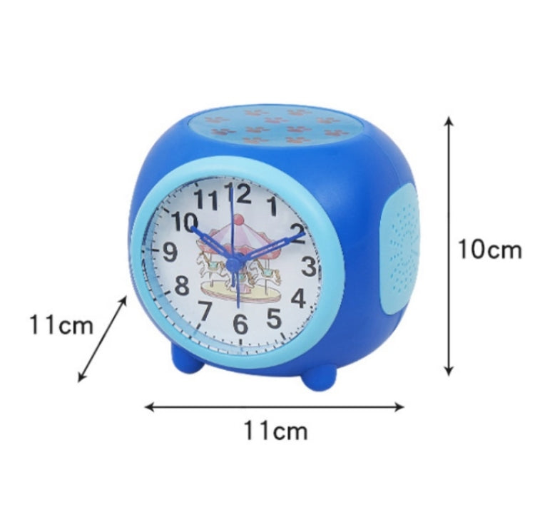 Children Romantic Starry Sky Projection Music Pointer Alarm Clock(Blue) - Novelty Clock by PMc TechLife | Online Shopping South Africa | PMc TechLife | Buy Now Pay Later Mobicred