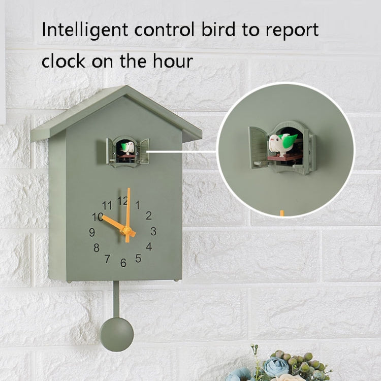 T60 Cuckoo Clock The Bird Reports On The Hour Clock, Colour: White - Novelty Clock by PMC TechLife | Online Shopping South Africa | PMC TechLife