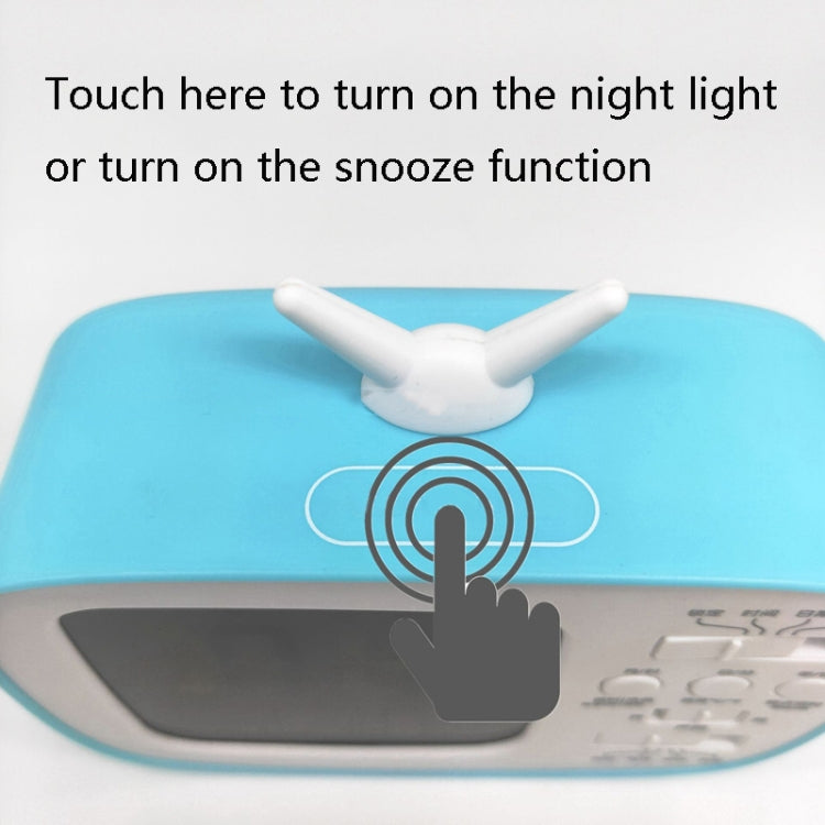 G179 Retro TV Alarm Clock Student Dormitory Bed Electronic Clock(Black English Version) - Novelty Clock by PMc TechLife | Online Shopping South Africa | PMc TechLife | Buy Now Pay Later Mobicred