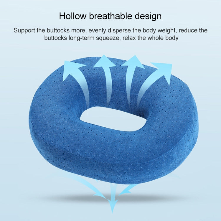 Slow Resilience Memory Foam Office Hip Pad After Hemorrhoids Operation Cushion(Blue) - Cushions & Pillows by PMC Jewellery | Online Shopping South Africa | PMC Jewellery | Buy Now Pay Later Mobicred