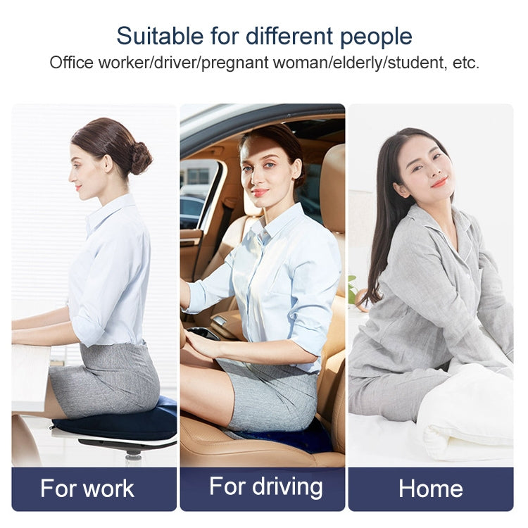 Slow Resilience Memory Foam Office Hip Pad After Hemorrhoids Operation Cushion(Gray) - Cushions & Pillows by PMC TechLife | Online Shopping South Africa | PMC TechLife | Buy Now Pay Later Mobicred