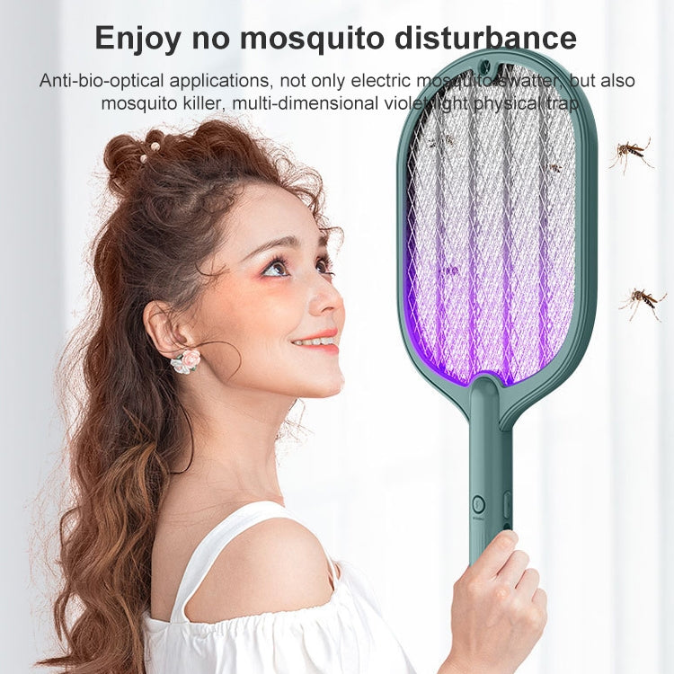 Smart Home Dual-Use Mosquito Swatter Mosquito Killer Fly Swatte(Beige) - Fly Swatter by PMC Jewellery | Online Shopping South Africa | PMC Jewellery | Buy Now Pay Later Mobicred