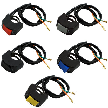 5 PCS Motorcycle Handlebar Tap Switch LED Headlight Break Extinguishing Fire Double Flash Switch(Red Button) - Electrical System by PMC Jewellery | Online Shopping South Africa | PMC Jewellery | Buy Now Pay Later Mobicred