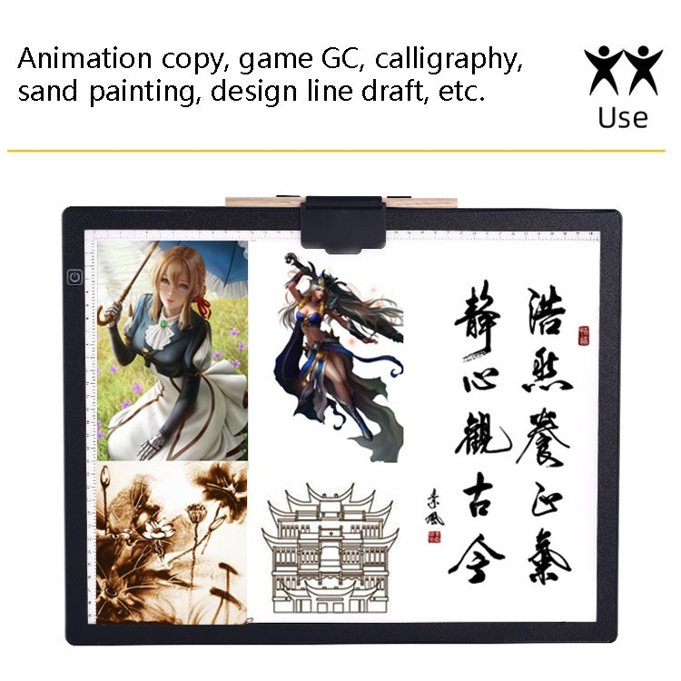 A3-D36 Magnetic Absolute LED Copy Station Soft Eye Protection Edging Calligraphy Copy Of The Painting Plate -  by PMC Jewellery | Online Shopping South Africa | PMC Jewellery | Buy Now Pay Later Mobicred