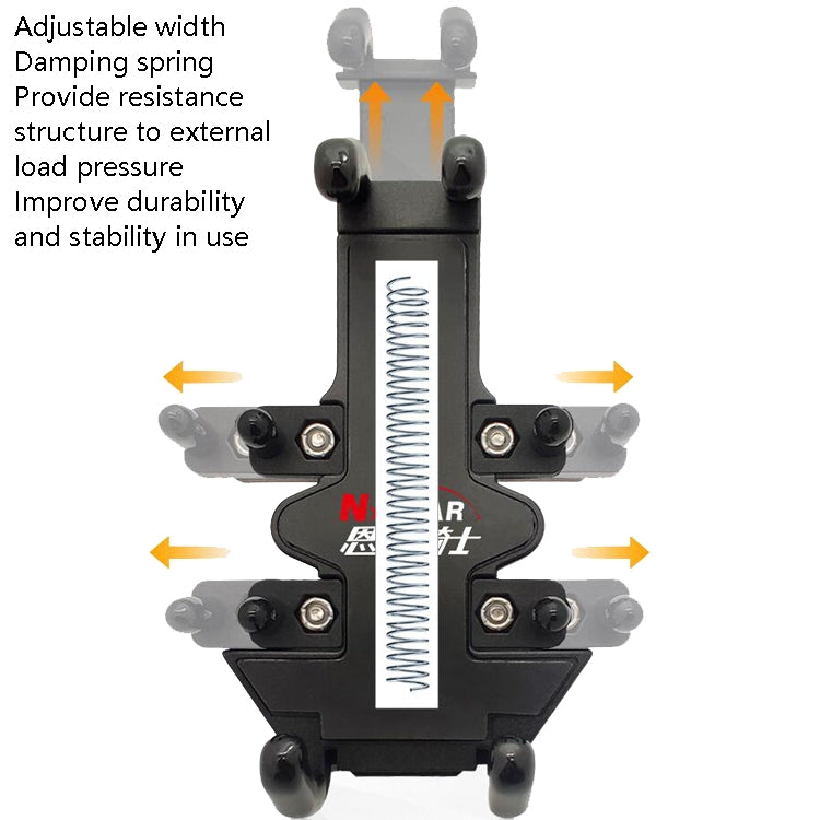 N-STAR Motorcycle Bicycle Composite Version Of Mobile Phone Bracket Multifunctional Accessories Lightweight Riding Equipment(Small Horseshoe) - Holders by N-STAR | Online Shopping South Africa | PMC Jewellery | Buy Now Pay Later Mobicred