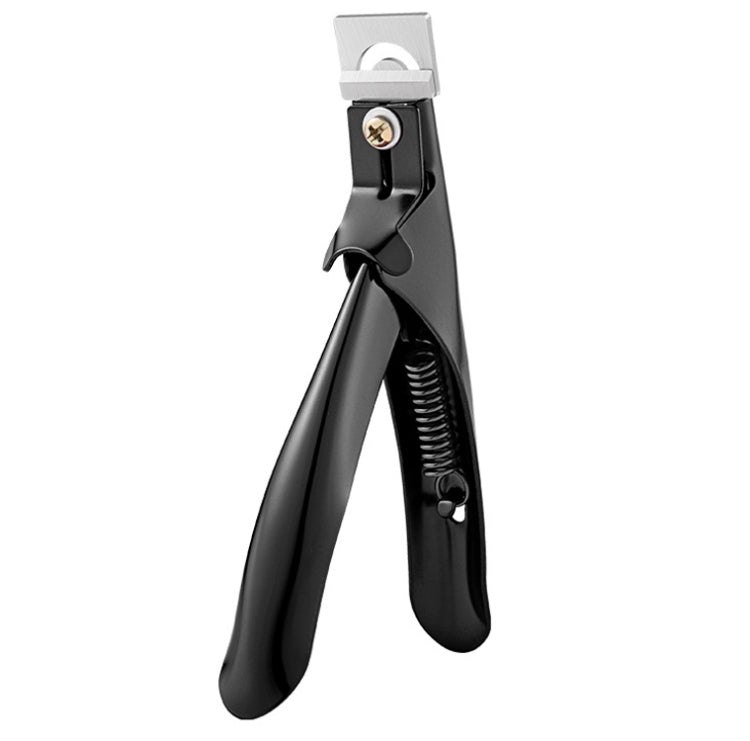 Nail Word Cut French U-Shaped Cut Fake Nail Cut Stainless Steel Nail Knife, Color Classification: Electrophoretic Black - Nail Clipper by PMC Jewellery | Online Shopping South Africa | PMC Jewellery | Buy Now Pay Later Mobicred