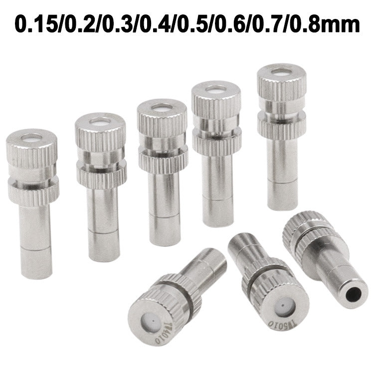 6mm Humidifying And Dedusting Cooling Atomizing Sprinkler Quick-Plug Fog Misting Nozzle, Model: 0.3mm - Watering & Irrigation by PMC TechLife | Online Shopping South Africa | PMC TechLife