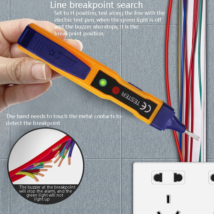 Non-Contact Smart Sound And Light Sensing Measuring Electric Pen - Voltage Detector by PMc TechLife | Online Shopping South Africa | PMc TechLife | Buy Now Pay Later Mobicred