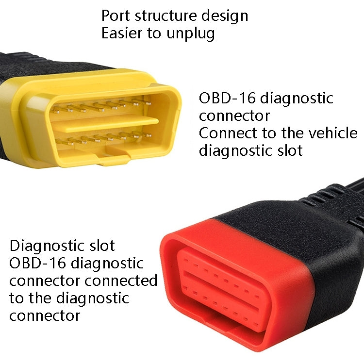 SF62 Car Detector OBD Extension Line Car Computer Conversion Plug Male to Female Adapter Cable - Cables & Connectors by PMC Jewellery | Online Shopping South Africa | PMC Jewellery | Buy Now Pay Later Mobicred