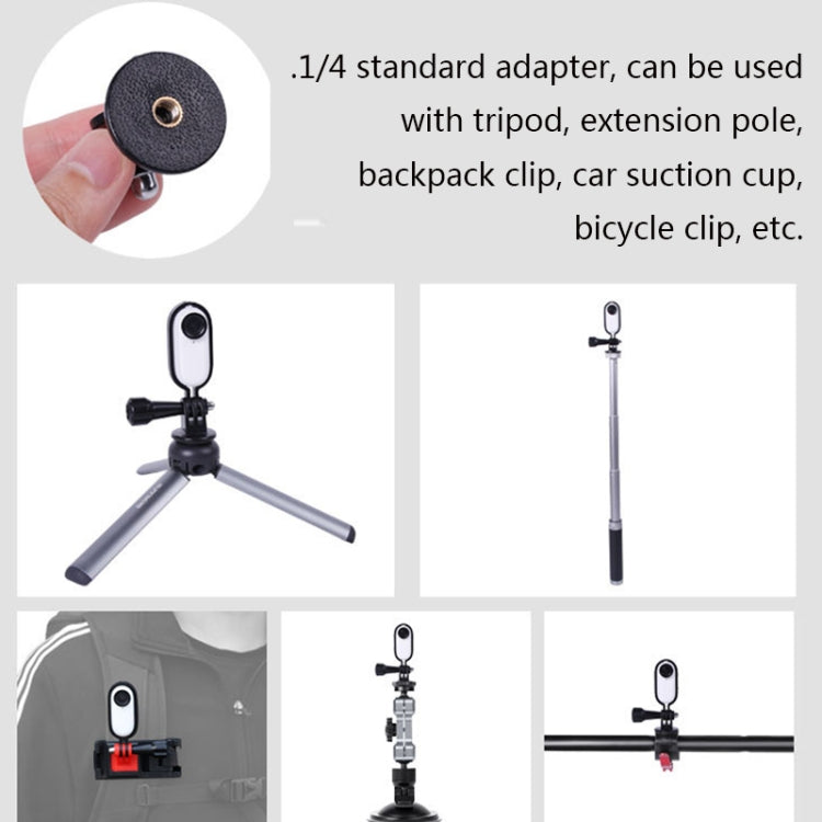 Sunnylife IST-Q9439 for Insta360 GO Metal Protective Frame with 1/4 inch Adapter & Screw - Mount & Holder by Sunnylife | Online Shopping South Africa | PMC Jewellery | Buy Now Pay Later Mobicred