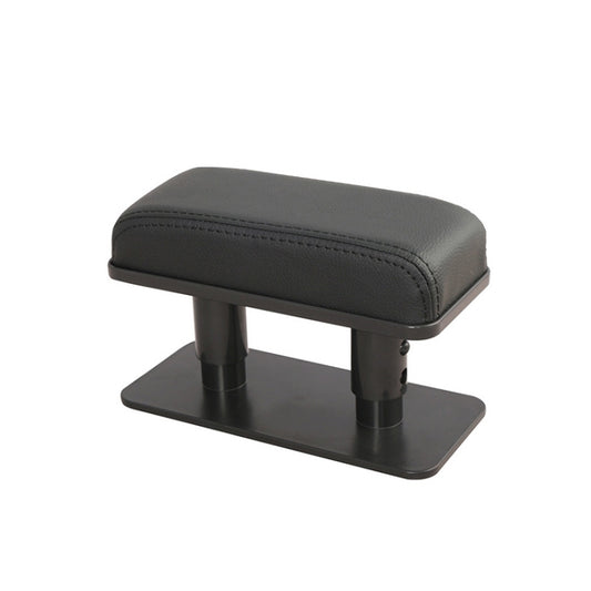 Car Arm Handle Seat Left Hand Elbow Tray Universal Leather Increasing Pad Central Armrest Box(Black+Black line) - Seat Accessories by PMC Jewellery | Online Shopping South Africa | PMC Jewellery | Buy Now Pay Later Mobicred