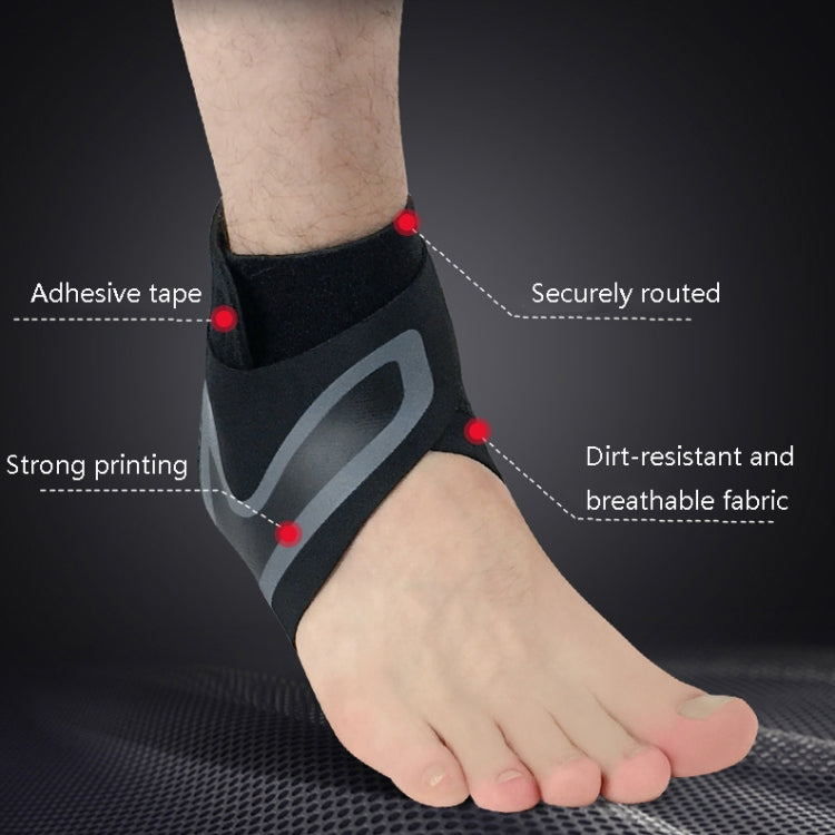 Sports Compression Anti-Sprain Ankle Guard Outdoor Basketball Football Climbing Protective Gear, Specification: M, Left Foot (Black Orange) - Sports Safety by PMC Jewellery | Online Shopping South Africa | PMC Jewellery