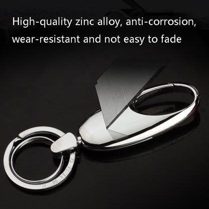 JOBON ZB-6618 Car Keychain Men Waist Holding Car Key Rings(Black Ice) - Key Rings by JOBON | Online Shopping South Africa | PMC Jewellery | Buy Now Pay Later Mobicred