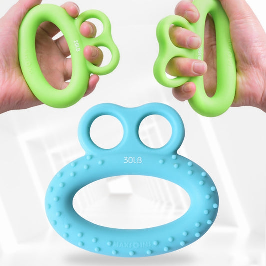 MAXSOINS MXO-DOUBLE-001 Frog Shape Finger Grip Training Device Finger Grip Ring, Specification: 30LB (Double-sided Blue) - Fitness Equipments by PMC Jewellery | Online Shopping South Africa | PMC Jewellery | Buy Now Pay Later Mobicred