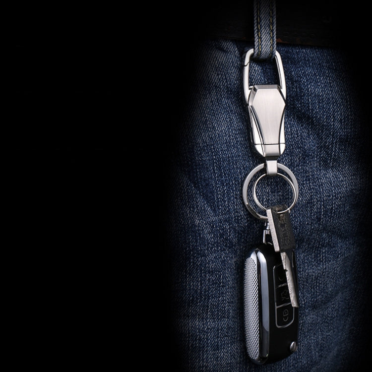 JOBON ZB-8780 Multi-Function Keychain Man Portable Mobile Phone Bracket Metal Waist Car Keychain(Silver) - Key Rings by JOBON | Online Shopping South Africa | PMC Jewellery | Buy Now Pay Later Mobicred