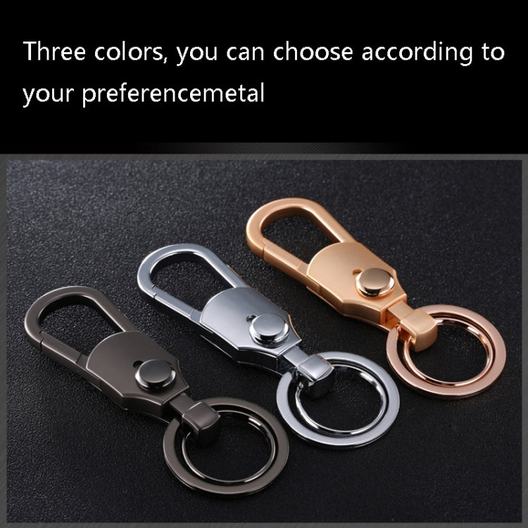 JOBON ZB-098 Car Keychain Men Waist Holding Key Pendant Ring(Brown Chrome) - Key Rings by JOBON | Online Shopping South Africa | PMC Jewellery | Buy Now Pay Later Mobicred