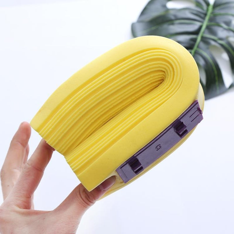 2 PCS 28cm Half-Fold Narrow Mouth Universal Mop Sponge Tape Head Replacement Fittings(Yellow) - Sponges, Cloths & Brushes by PMC TechLife | Online Shopping South Africa | PMC TechLife