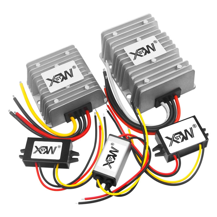 XWST DC 12/24V To 5V Converter Step-Down Vehicle Power Module, Specification: 12/24V To 5V 10A Medium Aluminum Shell -  by PMC Jewellery | Online Shopping South Africa | PMC Jewellery | Buy Now Pay Later Mobicred