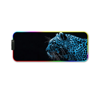 260x390x3mm F-01 Rubber Thermal Transfer RGB Luminous Non-Slip Mouse Pad(Ice Lend) - Mouse Pads by PMC Jewellery | Online Shopping South Africa | PMC Jewellery | Buy Now Pay Later Mobicred