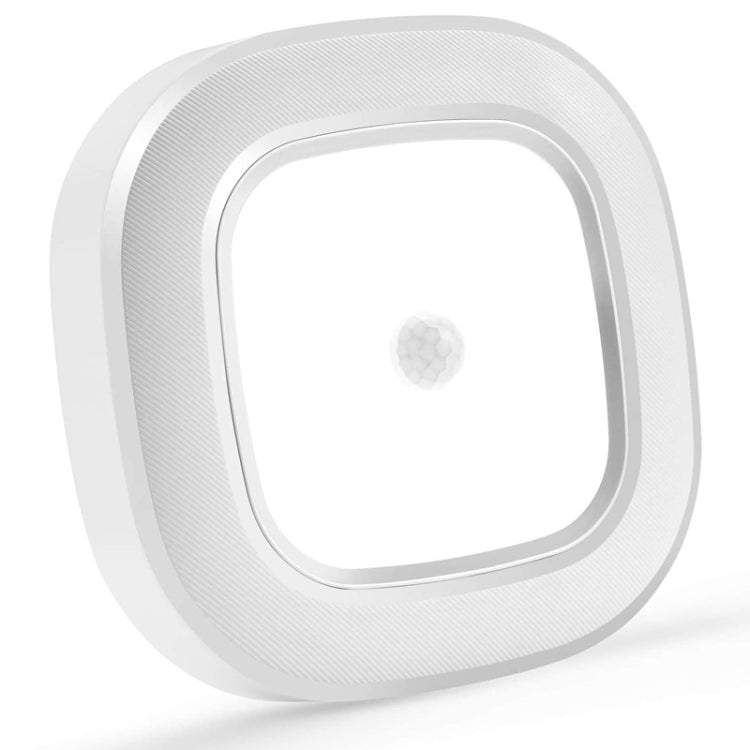 1145 Human Body Induction Ceiling Light Wireless Installation Battery Ceiling Lamp(White Shell Warm Light) - Sensor LED Lights by PMC TechLife | Online Shopping South Africa | PMC TechLife | Buy Now Pay Later Mobicred