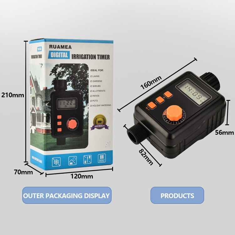 RUAMEA BQ16-1 Large-Screen With Rain Sensor Sprayer Micro-Spray Drops Automatic Watering Device - Watering & Irrigation by PMc TechLife | Online Shopping South Africa | PMc TechLife | Buy Now Pay Later Mobicred