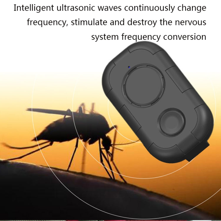 H20 Ultrasonic USB Mosquito Repellent Portable Outdoor Mini Insect Repellent(Black) - Outdoor Insect Repellent by PMC Jewellery | Online Shopping South Africa | PMC Jewellery | Buy Now Pay Later Mobicred