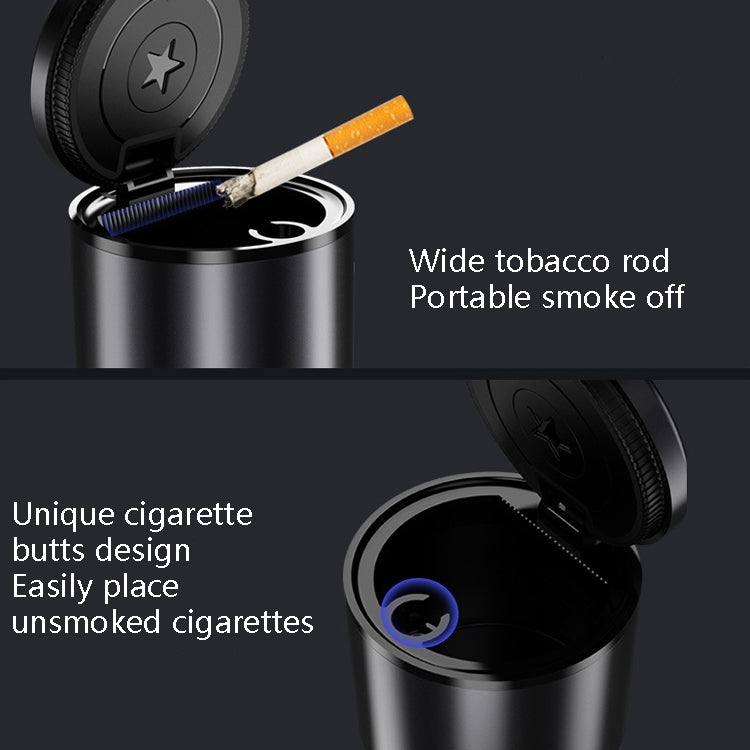 BEN.JACK Ashtray With Cover Personality Multi-Function Universal Car Ashtray(Red) - free shipping - PMC TechLife - Order now!