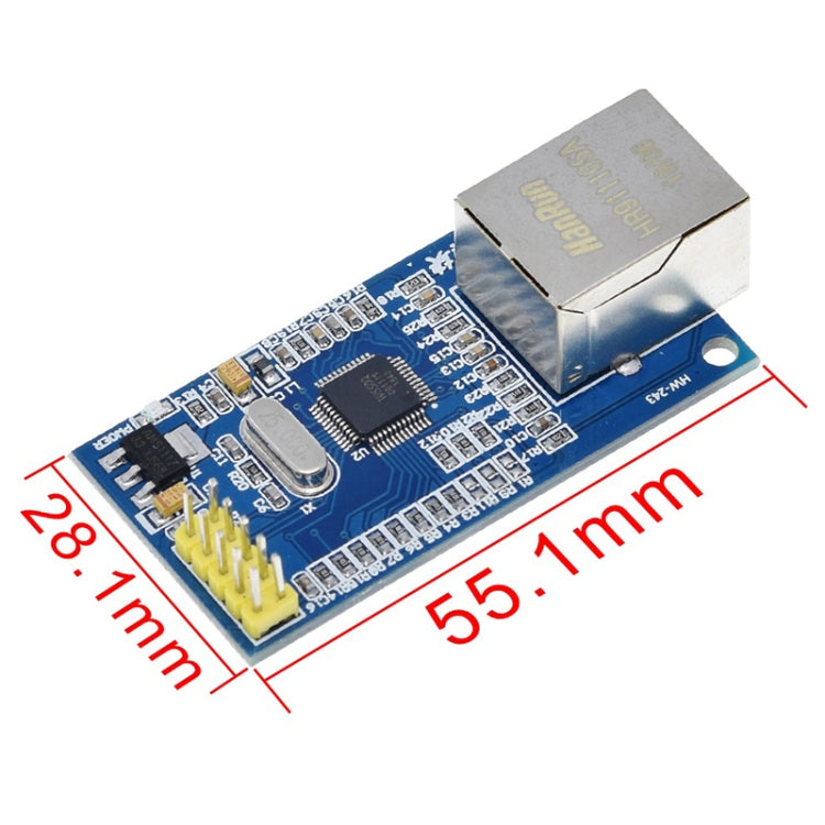 HW-243 W5500 Ethernet Network Module Hardware TCP / IP 51 / STM32 Single-Chip Program - MCU Tools by PMC TechLife | Online Shopping South Africa | PMC TechLife