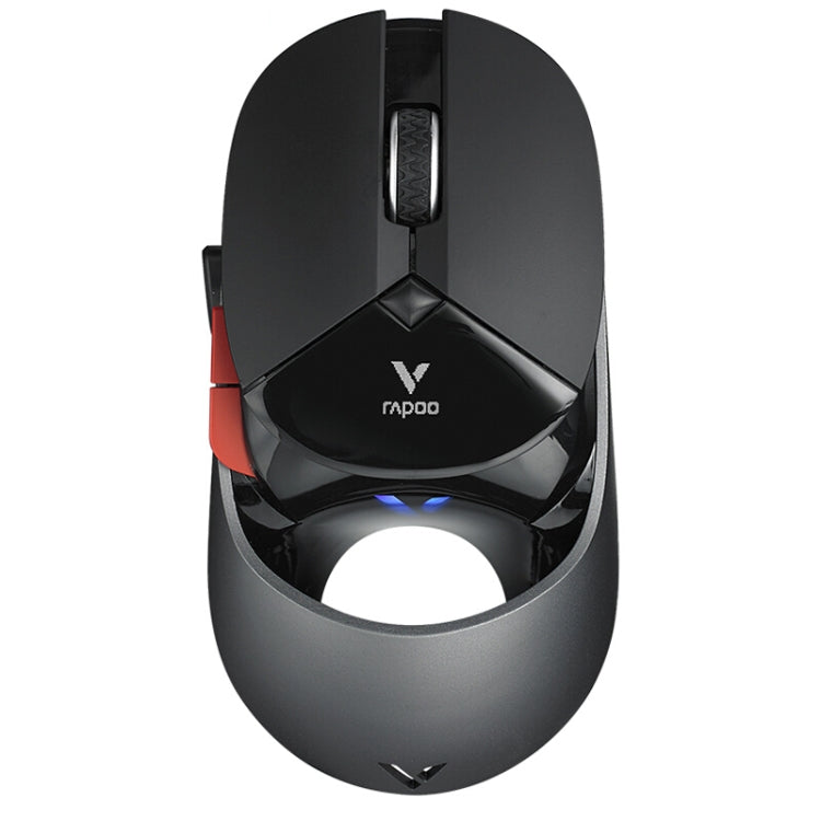 Rapoo VT960 1600 DPI 7 Keys Dual Mode Macro Programmable Symphony RGB Backlit Wireless Gaming Mouse(Black) - Wireless Mice by Rapoo | Online Shopping South Africa | PMC Jewellery | Buy Now Pay Later Mobicred