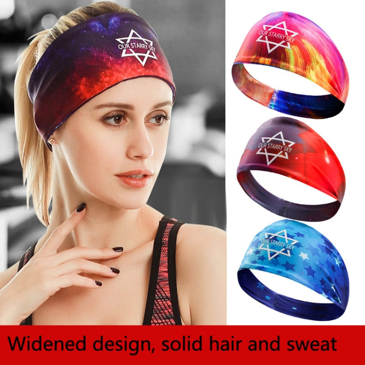 Sports Fitness Antiperspirant Headband Sweat-Absorbent Headband Sweatband(Letters) - Sweatband by PMC Jewellery | Online Shopping South Africa | PMC Jewellery