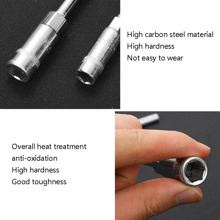 T-Wrench Car Assembly Repair Sleeve Wrench Hexagon Lengthening Socket, Specification: 11mm - Hand Tool Sets by PMC TechLife | Online Shopping South Africa | PMC TechLife | Buy Now Pay Later Mobicred