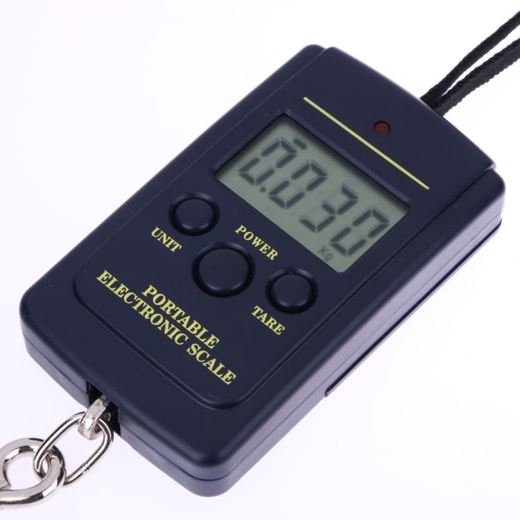 10g Mini Digital Fishing Scale Travel Weighting Steelyard Hanging Electronic Hook Scale Kitchen Weight Tool, Capacity:40kg without backlight - Hanging Scales by PMC Jewellery | Online Shopping South Africa | PMC Jewellery | Buy Now Pay Later Mobicred