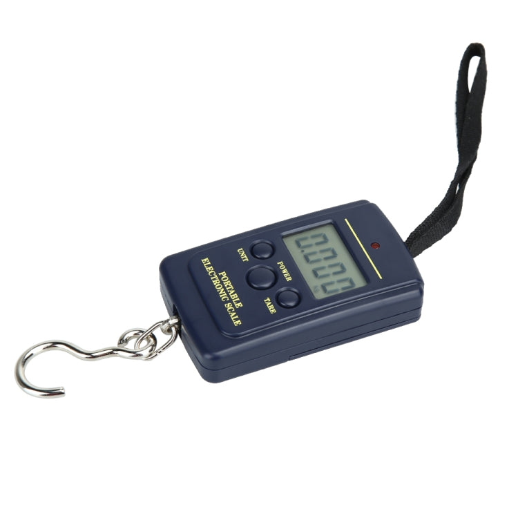 10g Mini Digital Fishing Scale Travel Weighting Steelyard Hanging Electronic Hook Scale Kitchen Weight Tool, Capacity:40kg without backlight - Hanging Scales by PMC Jewellery | Online Shopping South Africa | PMC Jewellery | Buy Now Pay Later Mobicred