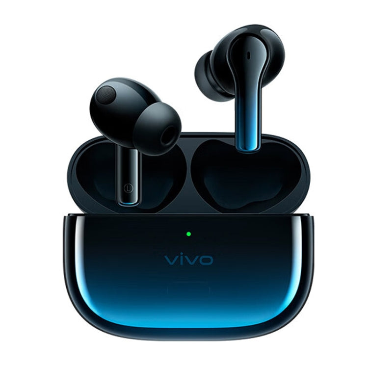 vivo TWS 2 Smart Dynamic Noise Reduction Low Latency Wireless Bluetooth Earphones(Blue) - TWS Earphone by vivo | Online Shopping South Africa | PMC Jewellery | Buy Now Pay Later Mobicred