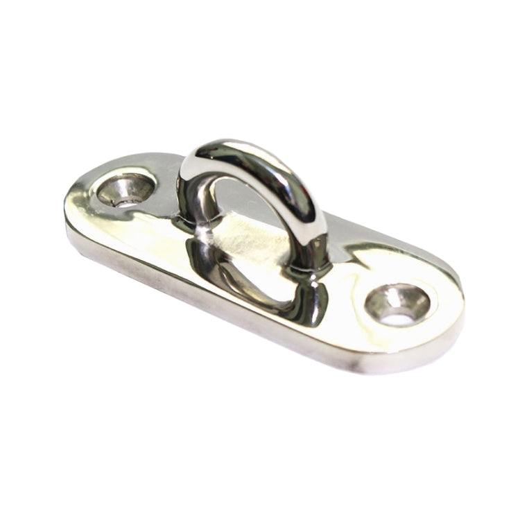 316 Stainless Steel Oval Boat Plate Seat Hand Rowing Boat Fixed Seat Accessories, Specification: 75mm - Marine Accessories & Parts by PMC Jewellery | Online Shopping South Africa | PMC Jewellery | Buy Now Pay Later Mobicred