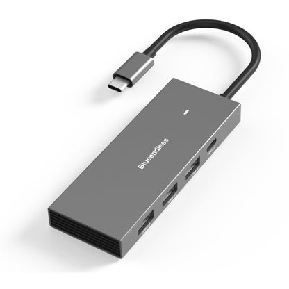 Blueendless 4K60Hz + Data Port Type-C Docking Station USB3.0 Splitter, Spec: 6-in-1 Gray - USB HUB by Blueendless | Online Shopping South Africa | PMC Jewellery | Buy Now Pay Later Mobicred