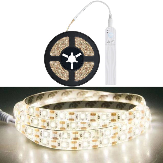 2m LED Battery Box Light Strip Intelligent Induction Dimming Soft Light Strip Drip Waterproof Cabinet Light Tape(6500K (Cold White)) - Sensor LED Lights by PMC Jewellery | Online Shopping South Africa | PMC Jewellery | Buy Now Pay Later Mobicred