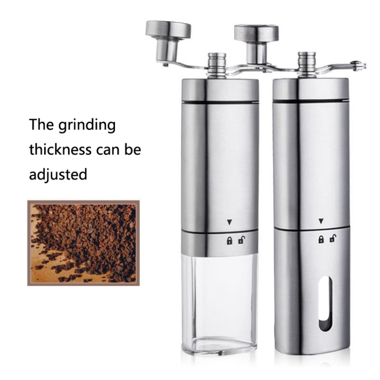 Household Stainless Steel Hand-Cranked Coffee Machine Grinder(Transparent Model) - free shipping - PMC TechLife - Order now!