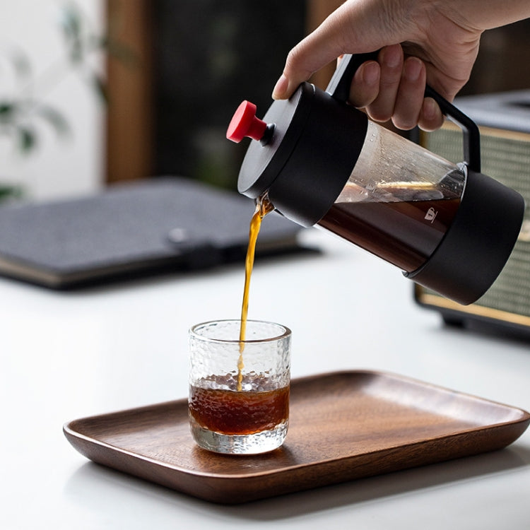 Household Hand Brewed Coffee French Filter Press Pot Glass Tea Maker(600ml) - free shipping - PMC TechLife - Order now!