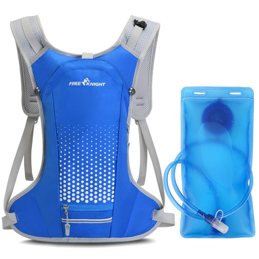 FREE KNIGHT FK0215S Outdoor Cycling Water Bag Vest Hiking Water Supply Backpack with 2L Drinking Bag(Blue) - Kettle Bags by PMC Jewellery | Online Shopping South Africa | PMC Jewellery