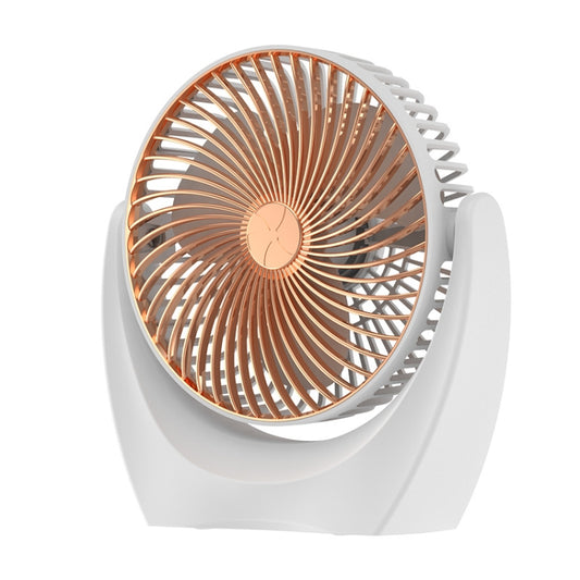 USB Desktop Fan Mini Home Dormitory Portable Fan, Colour: U Type (Gold) - Electric Fans by PMC Jewellery | Online Shopping South Africa | PMC Jewellery | Buy Now Pay Later Mobicred