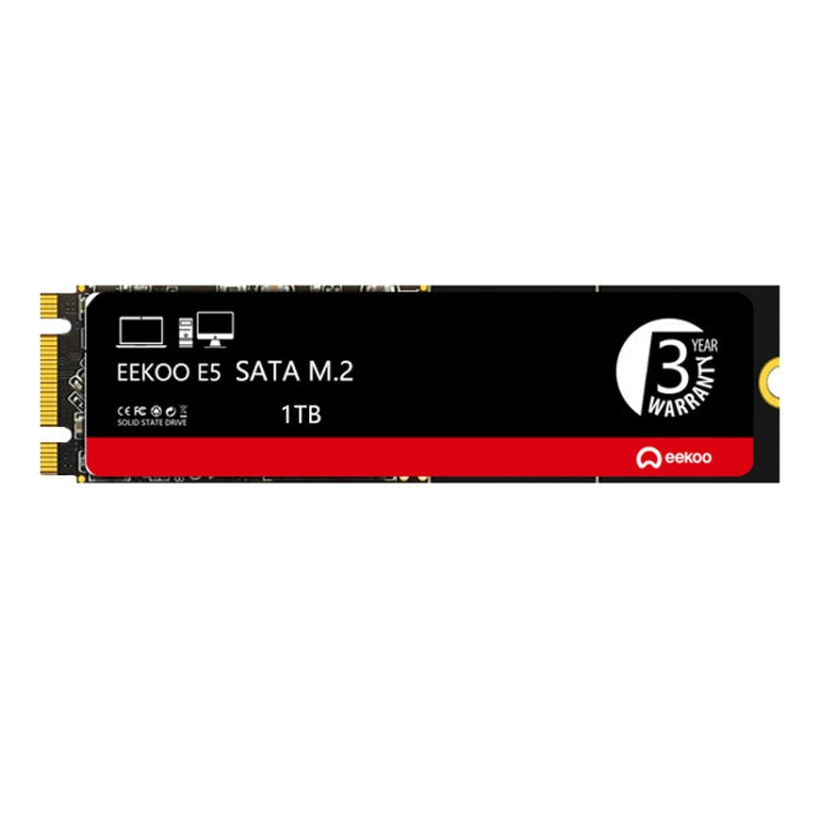 Eekoo E5 M.2 SATA Solid State Drives for Desktops / Laptops, Capacity: 1TB - External Solid State Drives by eekoo | Online Shopping South Africa | PMC Jewellery | Buy Now Pay Later Mobicred