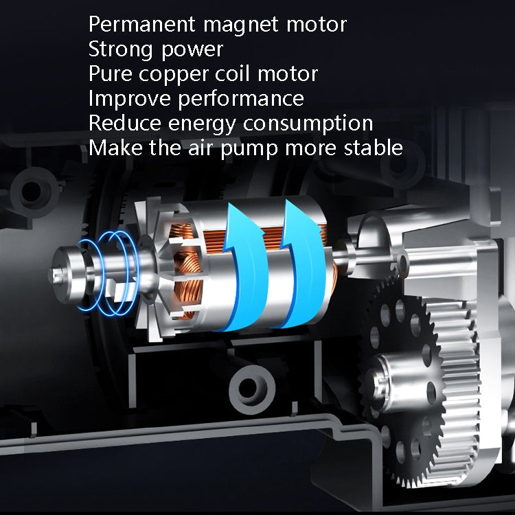 Portable Multi-Function Smart Car Inflatable Pump Electric Air Pump, Style: Wired No Light Pointer - free shipping - PMC TechLife - Order now!