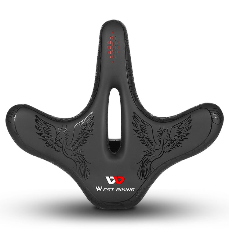 WEST BIKING YP0801122 Bicycle Mountain Bike Large Cushion Leisure And Comfortable Bicycle Saddle(Phoenix) - Bicycle Saddle by WEST BIKING | Online Shopping South Africa | PMC Jewellery