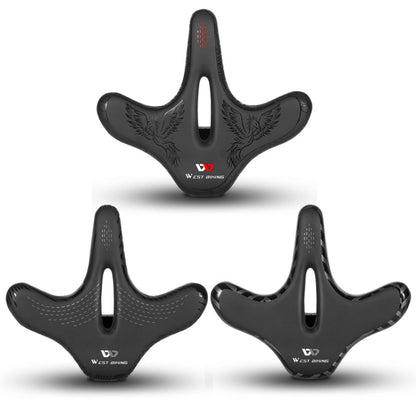 WEST BIKING YP0801122 Bicycle Mountain Bike Large Cushion Leisure And Comfortable Bicycle Saddle(Phoenix) - Bicycle Saddle by WEST BIKING | Online Shopping South Africa | PMC Jewellery | Buy Now Pay Later Mobicred