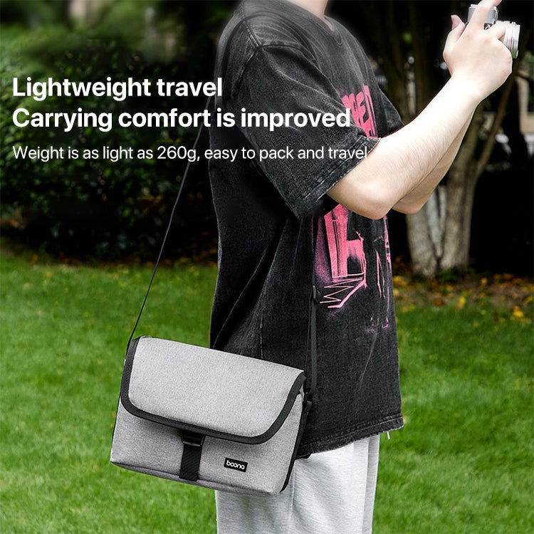 Baona BN-H013 Camera Shoulder Bag SLR Lens Storage Handbag(Light-Thin Black) - free shipping - PMC TechLife - Order now!