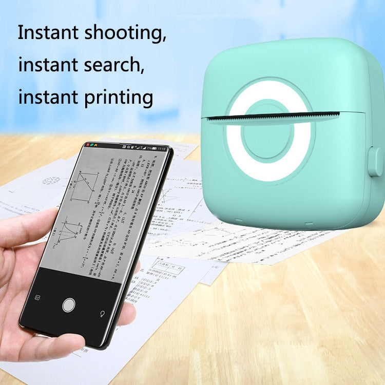 Portable Mini Wrong Question Printer Student Photo Text Memo Printer(Green) - free shipping - PMC Jewellery - Order now!