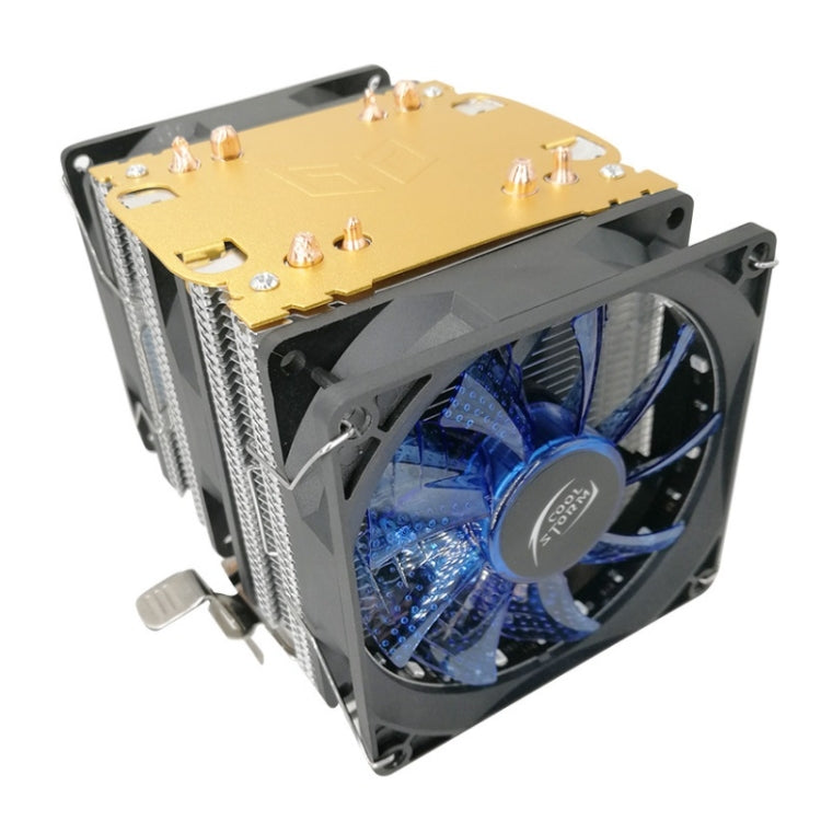 COOL STORM CT-4U-9cm Heat Pipe Dual-Tower CPU Radiator Copper Pipe 9 Cm Fan For Intel/AMD Platform Specification： Aurora Single Fan 3 Line - Fan Cooling by COOL STORM | Online Shopping South Africa | PMC Jewellery | Buy Now Pay Later Mobicred